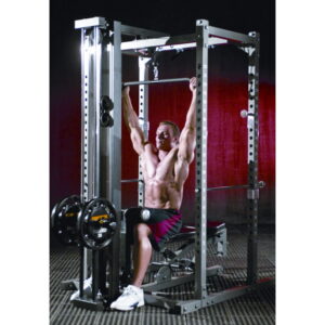 wb prs powertec power rack system lat pulldown