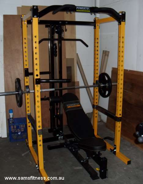 Yellow Power Rack