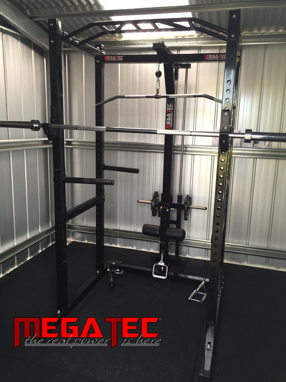 megatec power rack gym
