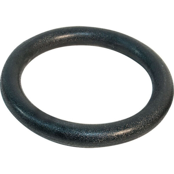 ATX® Plastic Gym Rings displayed on a white background with black rubber O-rings.