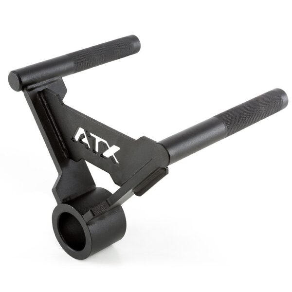 A 7ft 1500lbs Olympic Bushing Bar is perfect for enhancing strength training exercises and includes two textured grips with a central rotating joint.