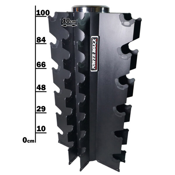 Power Maxx Vertical Dumbbell Rack 14 Pairs - Image 4