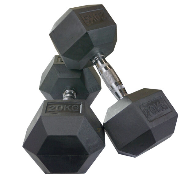 2.5kg - 25kg Rubber Hex 10pr with Rack - Image 11