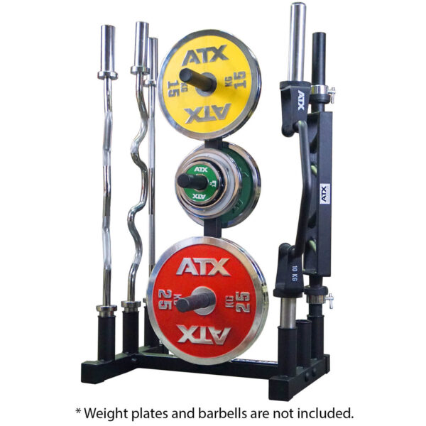 Power Maxx Olympic Plate and Barbell Stand - Image 2