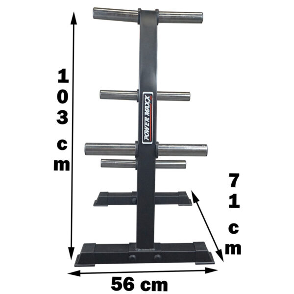 Power Maxx Olympic Weight Plate Rack - Image 3