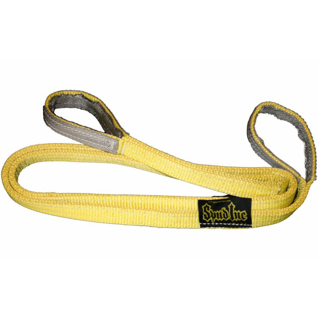 the upper body sled pulling belt in yellow by Spud Inc