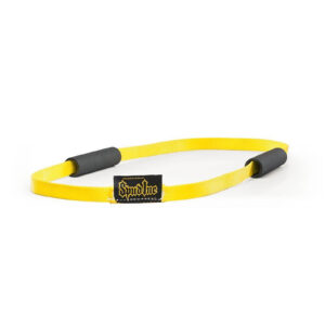 A yellow Spud Inc Utility Strap featuring black handles.