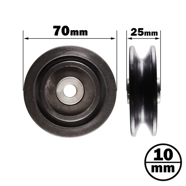 Z-MM-70 nylon cable pulley dimensions