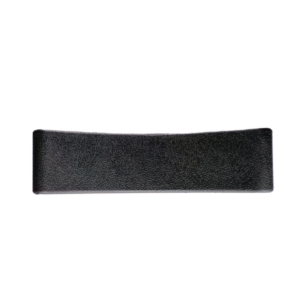 The Dumbbell Saddle, measuring 160 mm x 42 mm, is a rectangular black rubber strip with a textured surface displayed against a white background.