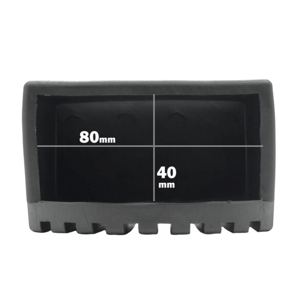 Rubber Foot 80mmx40mm - Image 2