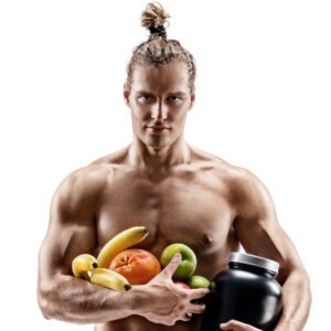 A healthy diet can help muscle growth.