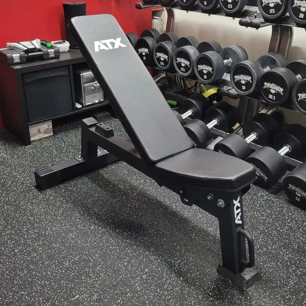 ATX® Flat Incline Bench 610 in a home gym