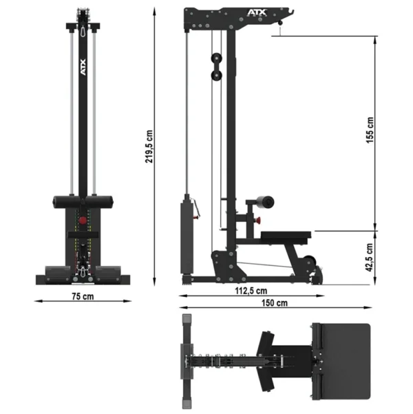 ATX-LSW-750 dimensions