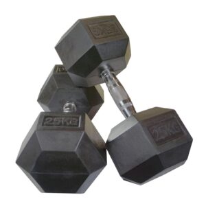 Rubber Hex Dumbbells