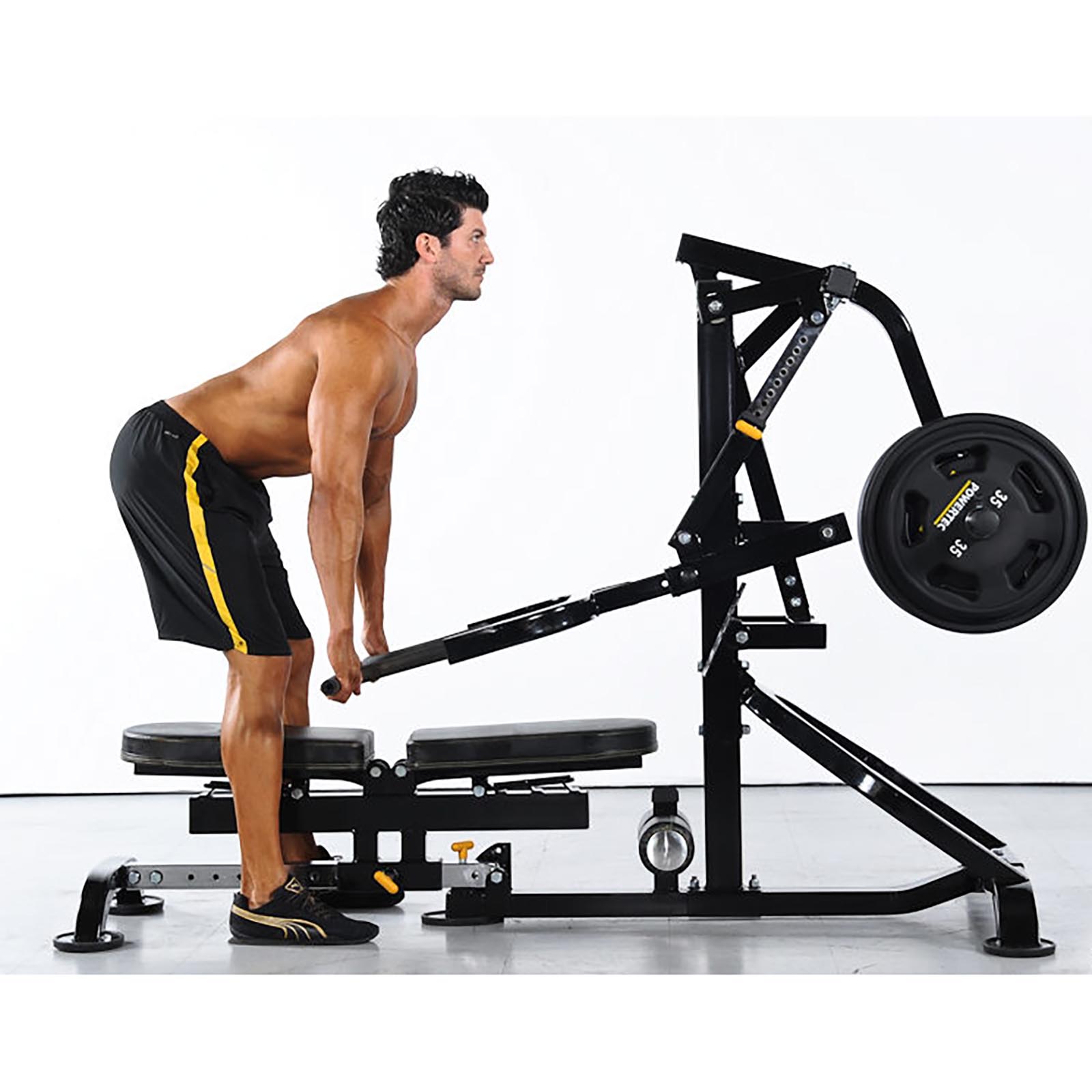Powertec Compact LeverGym Stiff Legged Deadlifts