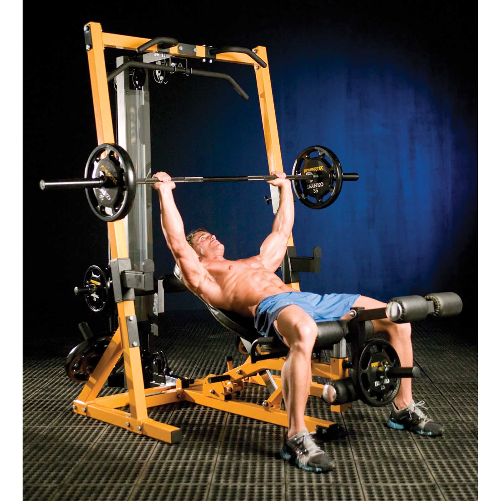 Powertec Bench Rack System Incline Bench Press