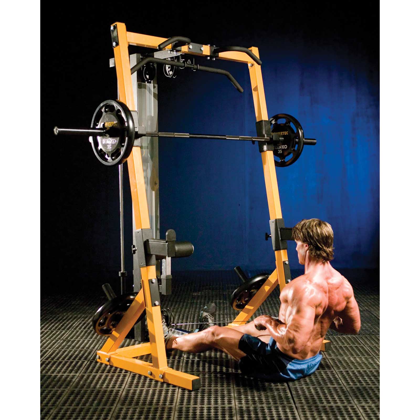 Powertec Bench Rack System Seated Row