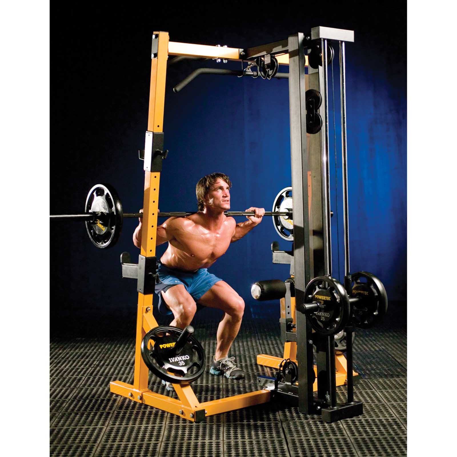 Powertec Bench Rack System Barbell Squat