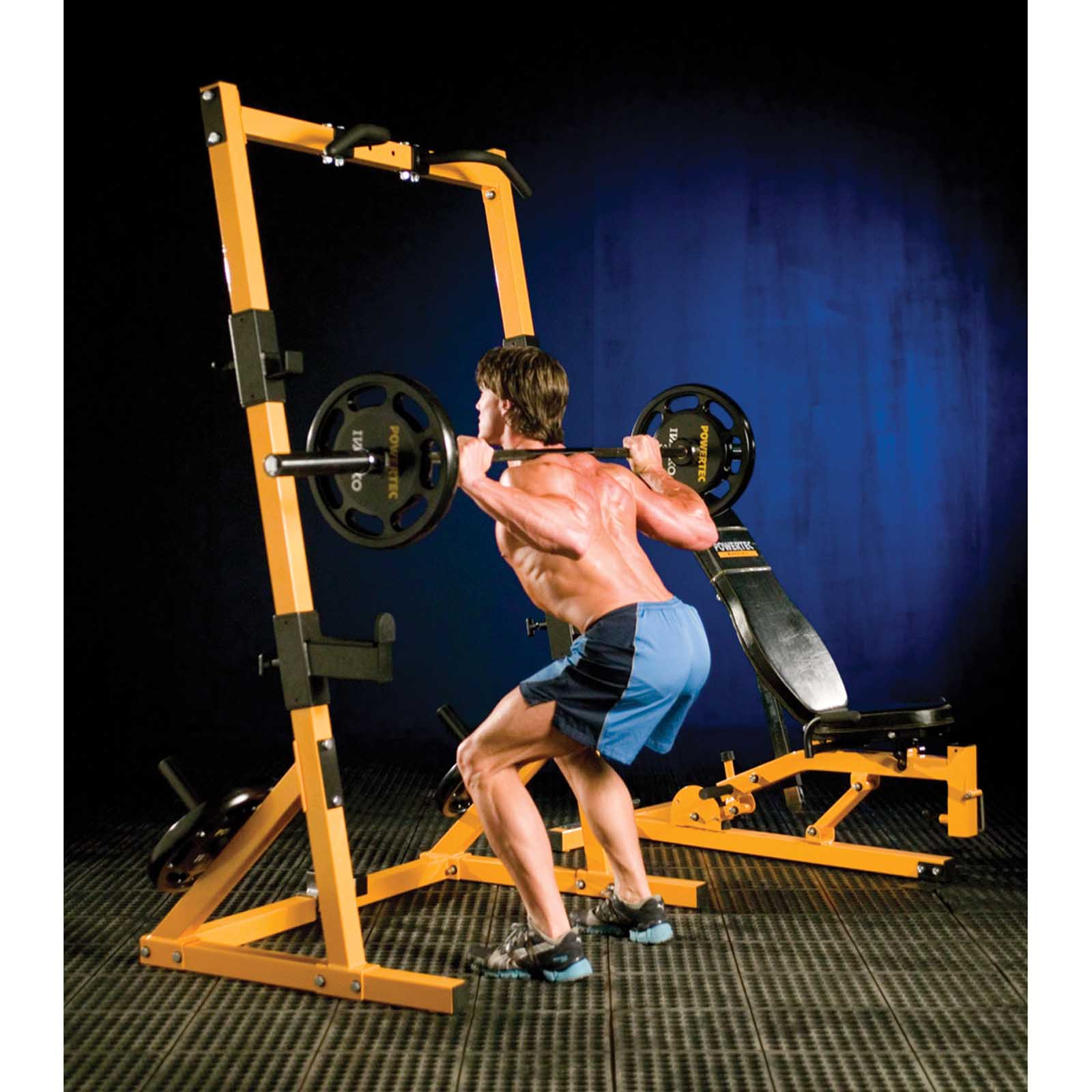 Powertec Bench Rack System Barbell Squat