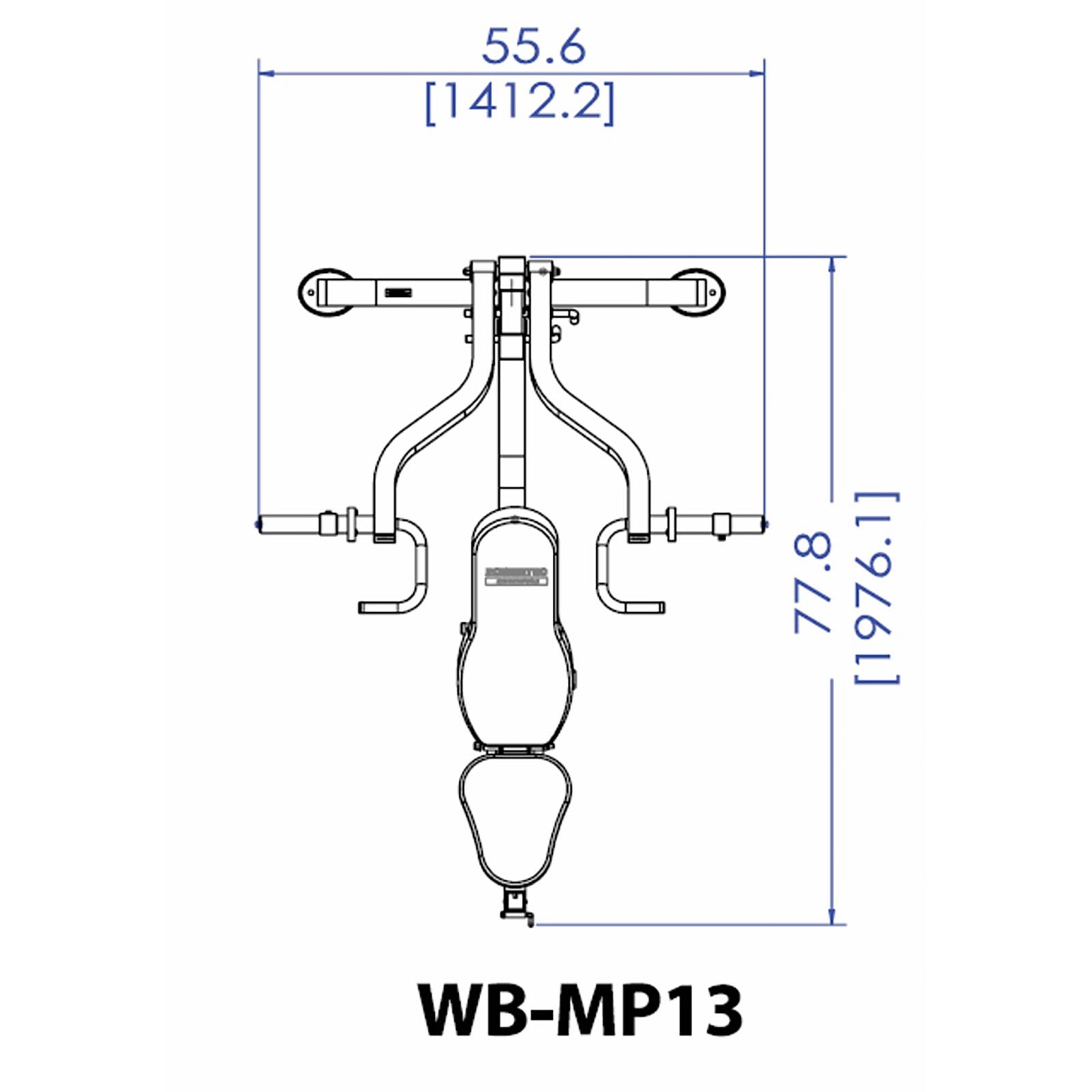 Powertec Workbench Multi Press WB-MP Footprint