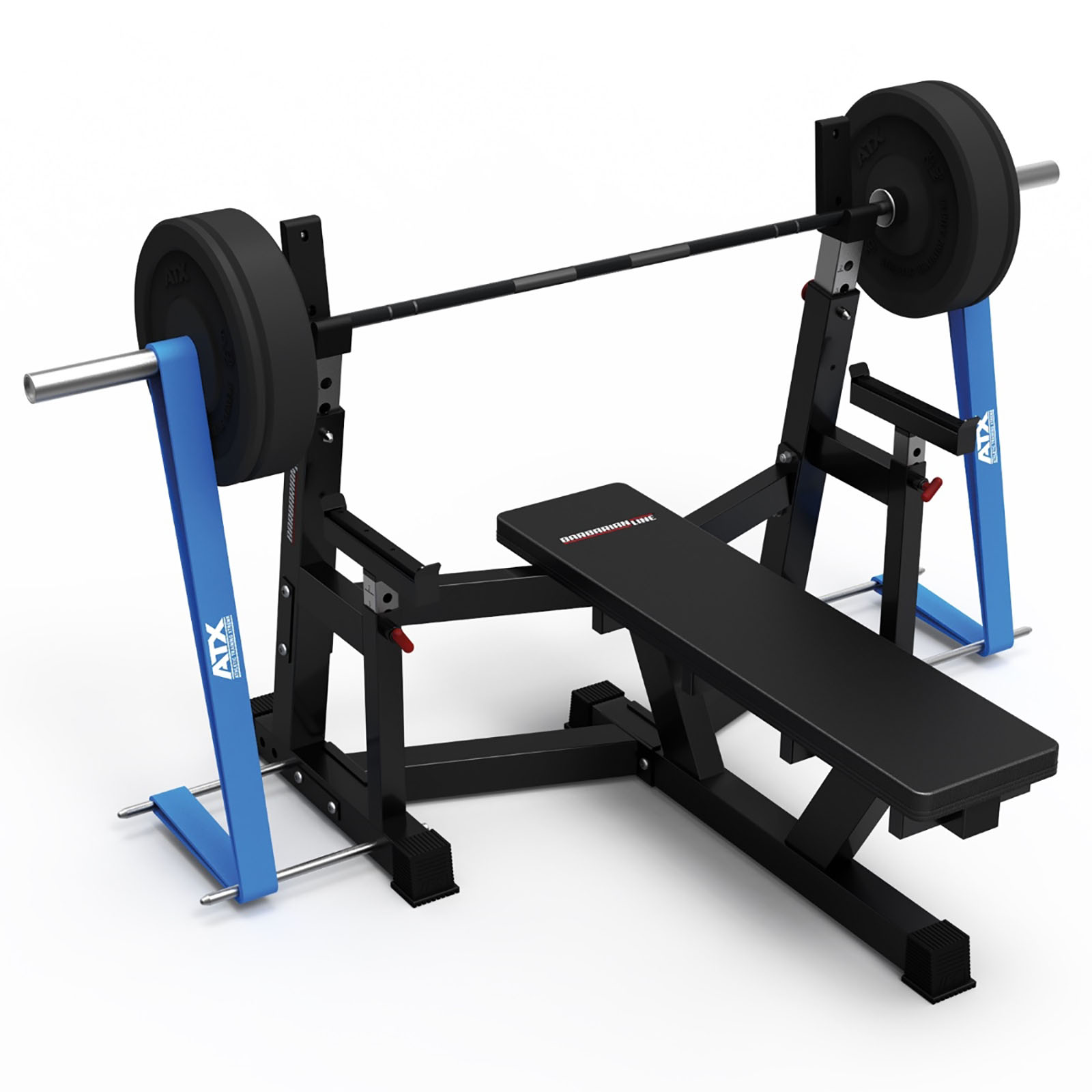 Barbarian Warrior Bench Press with resistance bands