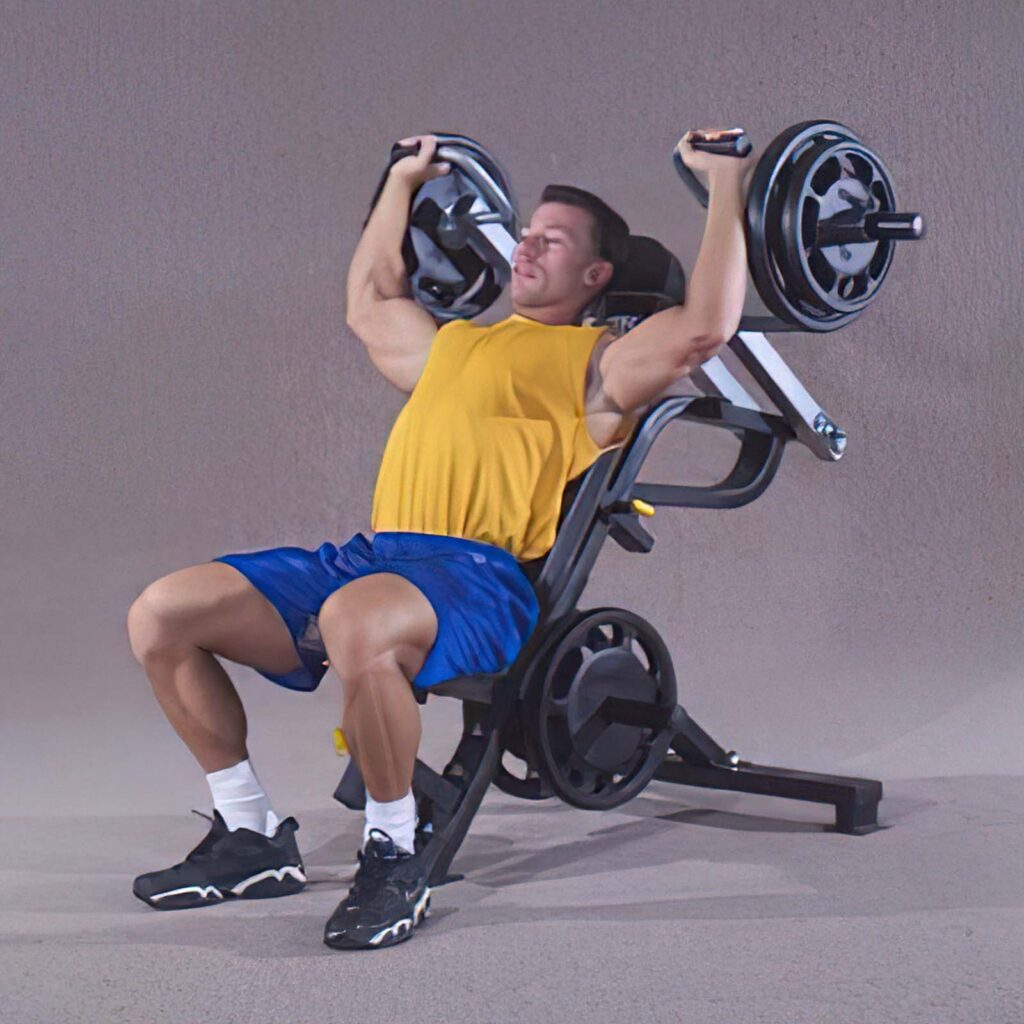 L-SP powertec leverage shoulder press