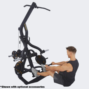 Powertec LeverGym Black seated row