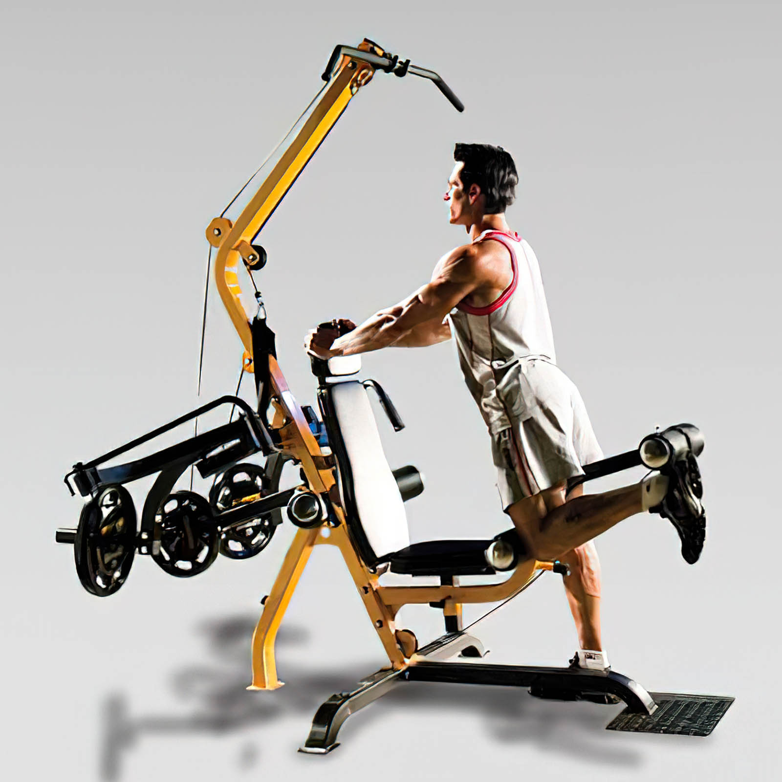Powertec Vertical Gym Standing Leg Curl