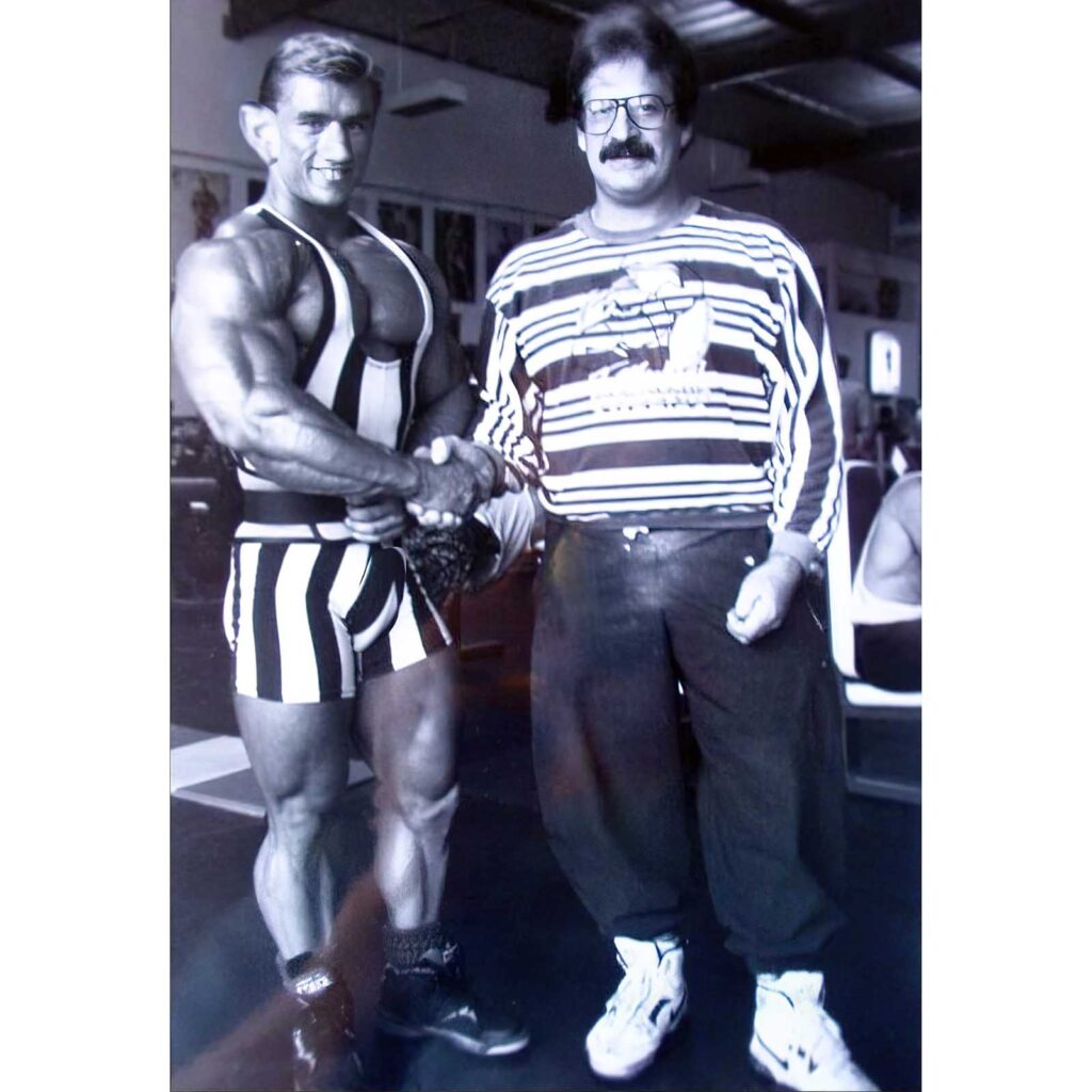 Lee Priest in the gym