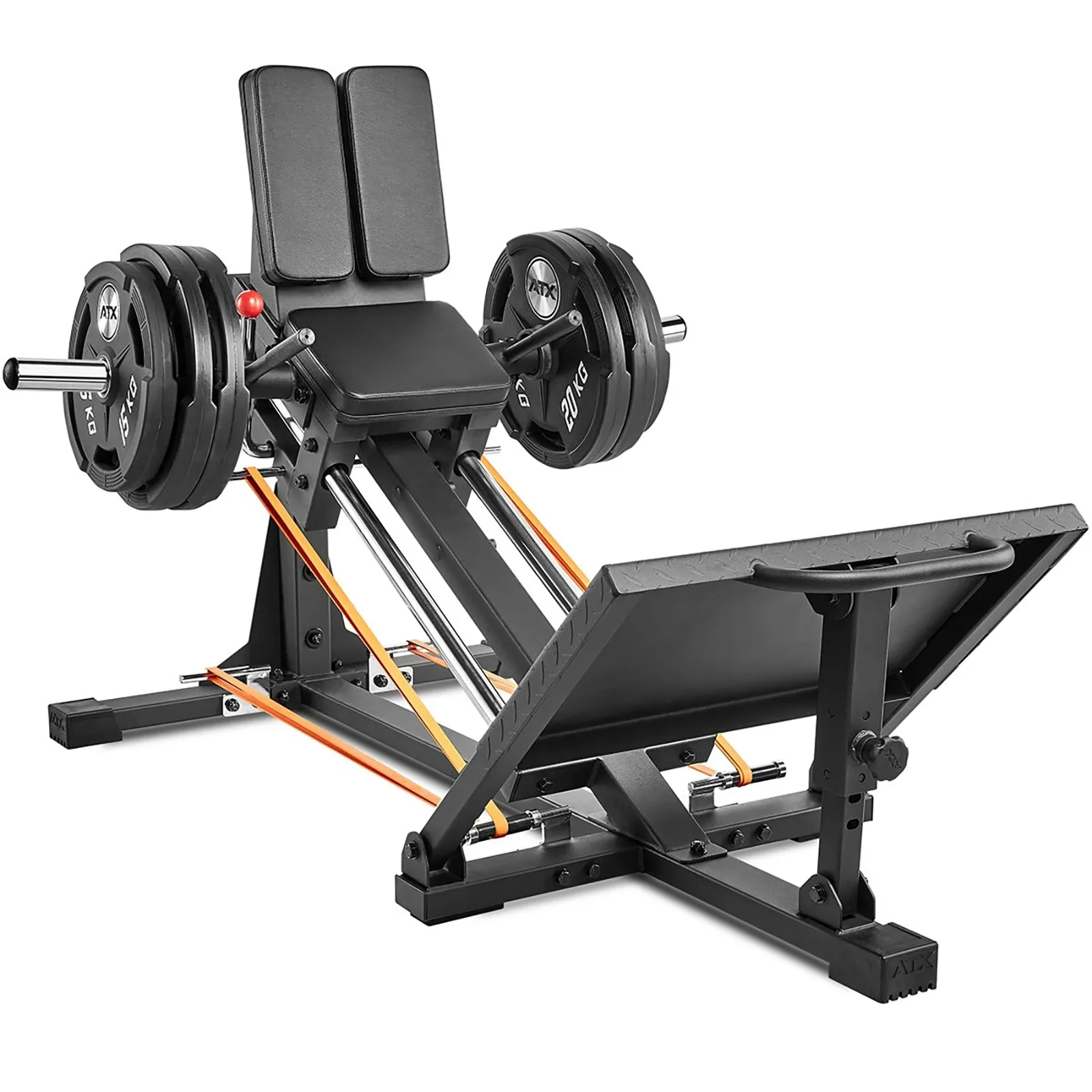 ATX-CLP-700 compact leg press with resistance bands
