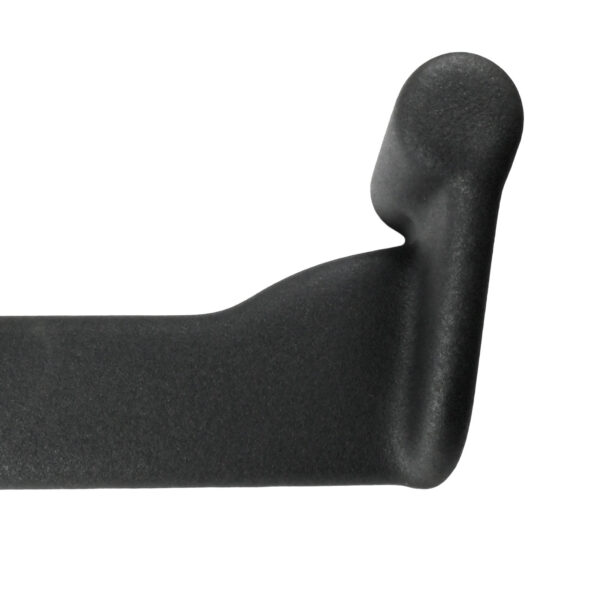 Close-up of the Full Advantage Grip - WIDE GRIP, featuring a black ergonomic handle with a textured finish and contoured finger grip. The curved design suggests it is made from sturdy material like plastic or rubber.