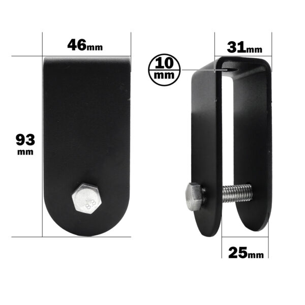Pulley Wheel Bracket 90-105mm - Image 2