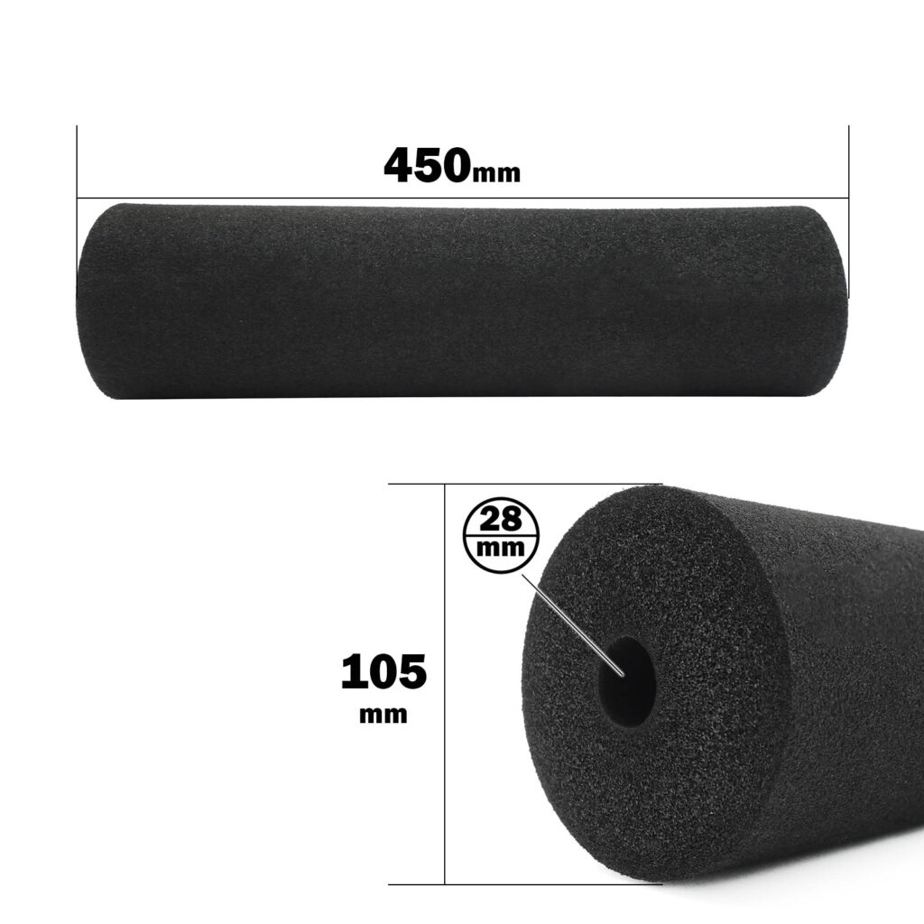 Foam Roller 100 x 450mm measurements