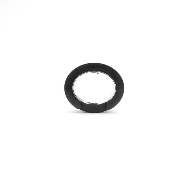 A Treadmill Deck Spring with a circular frame featuring a black outer ring and silver interior, set against a plain white background.