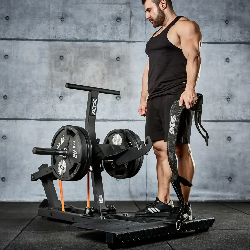 ATX-BSM-600 compact belt squat machine