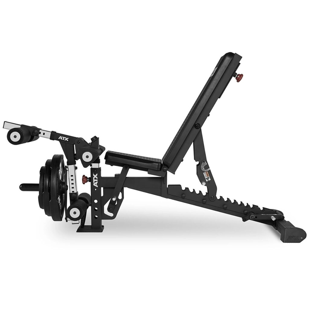 leg extension attachment with back support