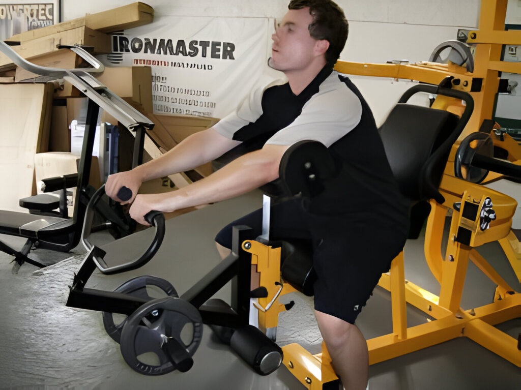 Sam from Sam's Fitness on Powertec Leverage Gym