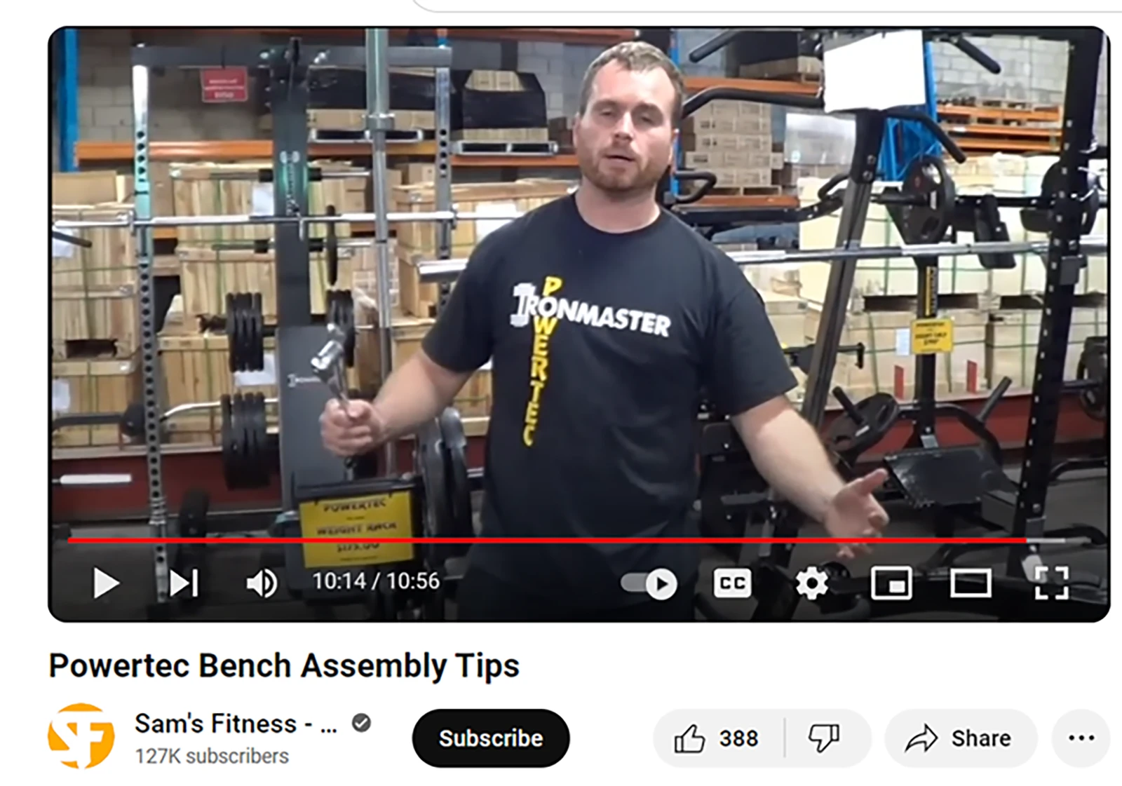 powertec bench assembly