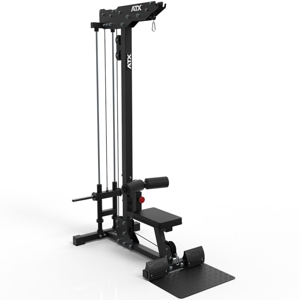 ATX-LPL-700 Lat Machine which is plate loaded.