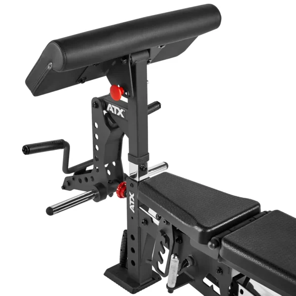 Preacher curl pad attachment for ATX bench