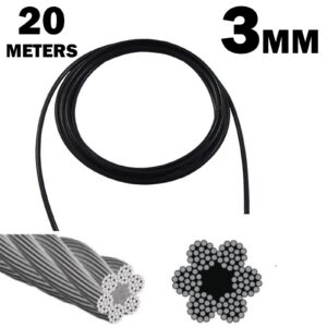 20 meter reel of 3 mm gym cable