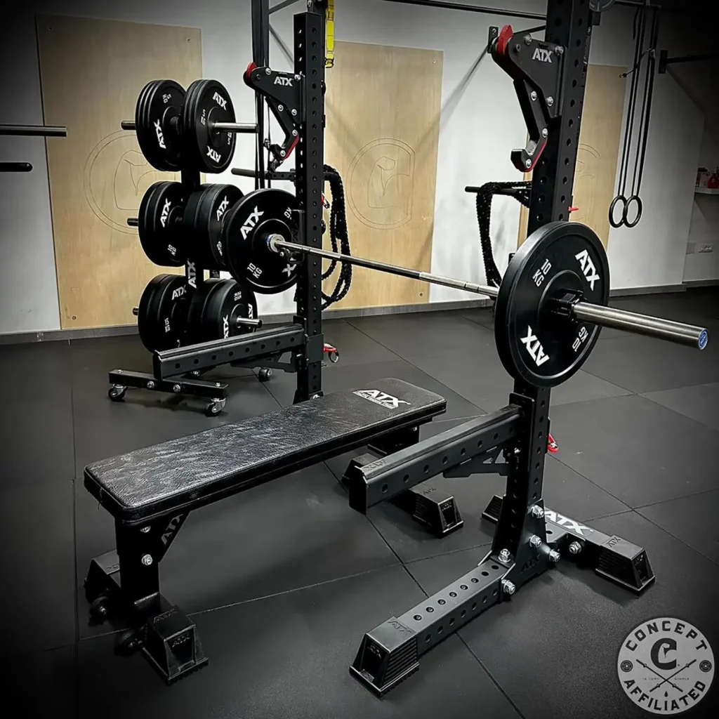 Portable Squat Stands Bench Press Set Up
