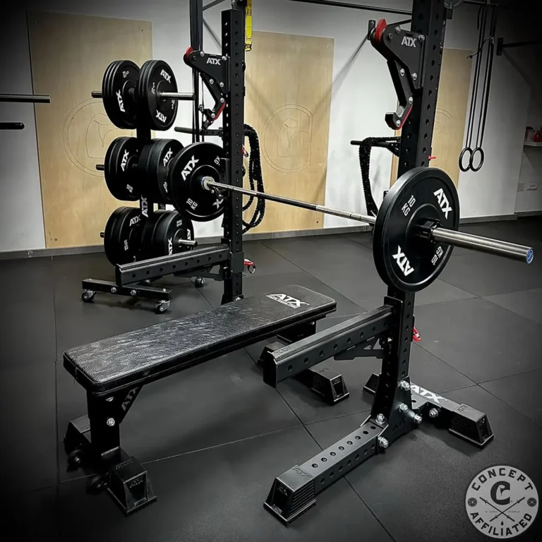 Portable Squat Stands Bench Press Set Up