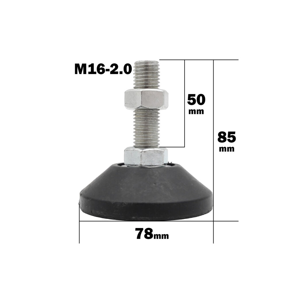 M16 treadmill leveling foot