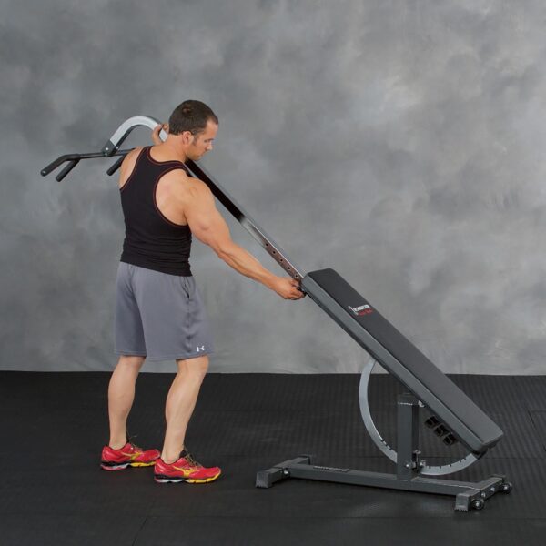 Multi-grip chin-up attachment for Ironmaster Super Bench