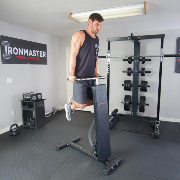 Ironmaster triceps dip attachment for upper body exercises