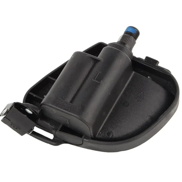 Spin Bike Pedal Aluminum (Copy) featuring a black automotive side mirror turn signal light assembly, including a bulb socket and mounting bracket, with angled design showing wiring and connection points.