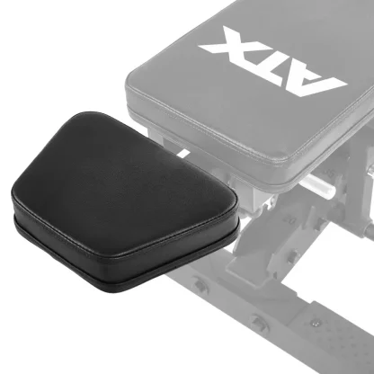 ATX-OP-HPAD-150 pad attachment mounted on an ATX multi-bench, ideal for hyperextensions and ab crunches in commercial gyms