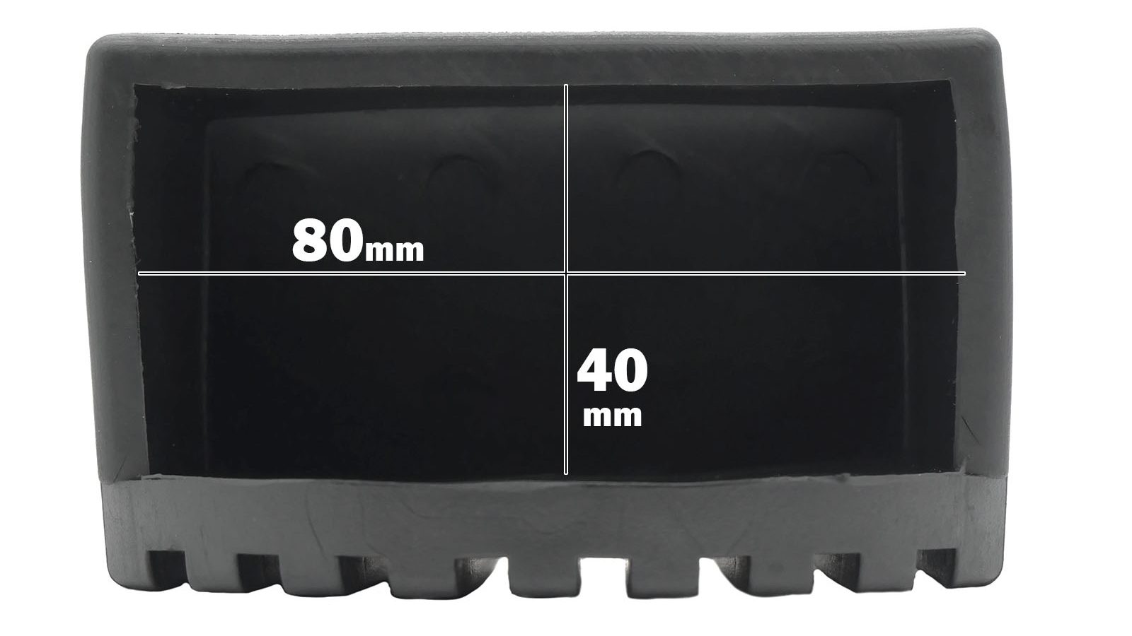 Rubber Foot 80mmx40mm